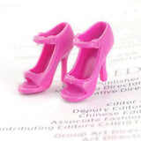 Maxbell 11 Pairs High Heel Shoes Boots Sandals For Dolls