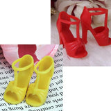Maxbell 11 Pairs High Heel Shoes Boots Sandals For Dolls