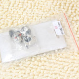 Maxbell 2x3 pcs Metal Skull Volume Knobs for Electric Guitar - Silver Tone