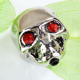 Maxbell 2x3 pcs Metal Skull Volume Knobs for Electric Guitar - Silver Tone