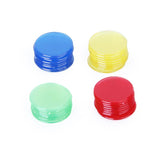 Maxbell 300pcs Set 3 Colors 3/4" Poker Counter Clear Transparent Plastic Bingo Chips