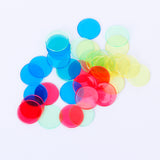 Maxbell 800x Assorted 3/4 Inch Transparent Count Bingo Chips for Bingo Game Cards 1.9cm