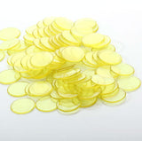 Maxbell 800x Assorted 3/4 Inch Transparent Count Bingo Chips for Bingo Game Cards 1.9cm