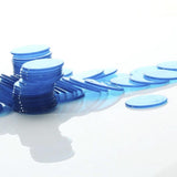 Maxbell 1.9CM Clear Red & Blue Count Bingo Chips Markers Game Cards Kids Party