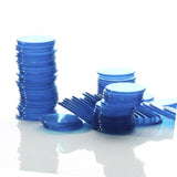 Maxbell 1.9CM Clear Red & Blue Count Bingo Chips Markers Game Cards Kids Party