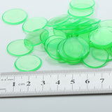 Maxbell 400Pcs Casino Poker Chips 19mm Bingo Chips Tokens for Carnival Bingo Games