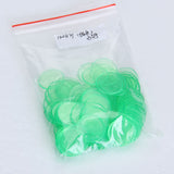 Maxbell 400Pcs Casino Poker Chips 19mm Bingo Chips Tokens for Carnival Bingo Games