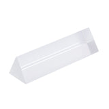Maxbell 10cm Optical Glass Triple Triangular Prism Physics Teaching Light