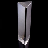 Maxbell 10cm Optical Glass Triple Triangular Prism Physics Teaching Light