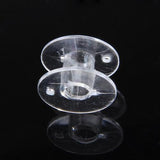 Maxbell 6x5pcs Clear Plastic Spools Bobbins for Brother Sewing Machine