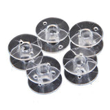Maxbell 8x5pcs Clear Plastic Spools Bobbins for Brother Sewing Machine