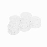 Maxbell 8x5pcs Clear Plastic Spools Bobbins for Brother Sewing Machine