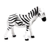 Maxbell Maxbell Lot 6 Plastic Wild Animals Zoo Safari Figure Model Zebra Lion Tiger Elephant