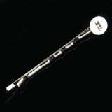 Maxbell 14x50pcs DIY Pins Hair Clips w/ 8mm Pad Silver Tone