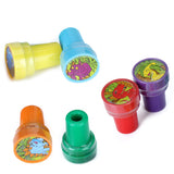 Maxbell Inflatable Brachiosaurus + 6 Mixed Dinosaurs Ink Stamper Stamps Kid Party Favors
