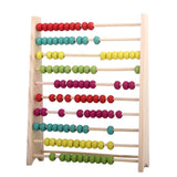 Maxbell Maxbell Children Baby Early Counting Learning Wooden Colorful 10 Rods Abacus Math Educational Calculation Mathematics Toy