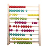 Maxbell Maxbell Children Baby Early Counting Learning Wooden Colorful 10 Rods Abacus Math Educational Calculation Mathematics Toy