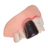Maxbell 10pcs Random Rubber Costume Party Ugly Gag Fake Wearing Teeth Evil Prop Toy DIY