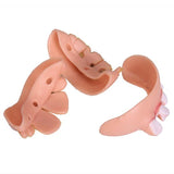 Maxbell 10pcs Random Rubber Costume Party Ugly Gag Fake Wearing Teeth Evil Prop Toy DIY