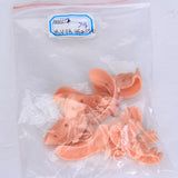 Maxbell 10pcs Random Rubber Costume Party Ugly Gag Fake Wearing Teeth Evil Prop Toy DIY