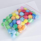 Maxbell 20x 4cm + 80x 2cm  Felt Pom poms Ball Craft DIY snow balls Assorted Colors