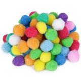 Maxbell 20x 4cm + 80x 2cm  Felt Pom poms Ball Craft DIY snow balls Assorted Colors