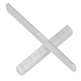 Maxbell 18xClassical Guitar Bone Saddle Nut Slotted Set