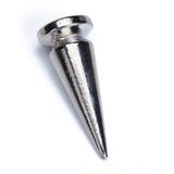 Maxbell 2x 10 Sets Nickel Plated Cone Screwback Spikes Studs Punk Rock Spike 25mm 19mm