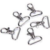 Maxbell 50pcs 1'' Swivel Trigger Snap Hooks Silver Lobster Snap Clasp Clips