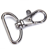 Maxbell 50pcs 1'' Swivel Trigger Snap Hooks Silver Lobster Snap Clasp Clips