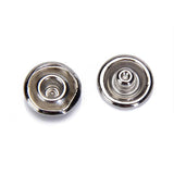 Maxbell 32x50 Sets 7/16 Inch Open Ring No Sew Snaps Fasteners Silver
