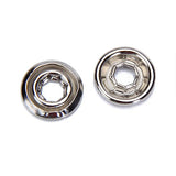 Maxbell 17x50 Sets 7/16 Inch Open Ring No Sew Snaps Fasteners Silver