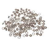 Maxbell 50 Sets 3/8 Inch Open Ring No Sew Snaps Fasteners Silver Nickel plated - Aladdin Shoppers