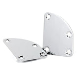 Maxbell 7xChrome Plated Neck Joint Plate for Electric Guitar