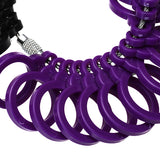 Maxbell Ring Gauge Mandrel Sizer Stick US UK Size + Finger Gauge Jewelry Sizing Tool Set