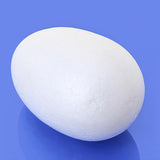 Maxbell 18x115mm Foam Egg Easter Egg Craft White