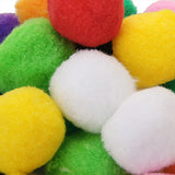 Maxbell 20x 4cm + 80x 2cm  Felt Pom poms Ball Craft DIY snow balls Assorted Colors