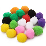Maxbell 20x 4cm + 80x 2cm  Felt Pom poms Ball Craft DIY snow balls Assorted Colors