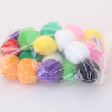 Maxbell 20x 4cm + 80x 2cm  Felt Pom poms Ball Craft DIY snow balls Assorted Colors
