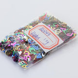 Maxbell 3x 200PCS Letters Sequin Confetti Scrapbooking DIY Crafts For Party Favors NEW