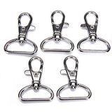 Maxbell 10pcs 1 Inch Swivel Trigger Snap Hooks Silver