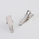 Maxbell Stiff Durable Single Prong Mini Alligator Clips with teeth for Hair bow Craft Hair Accessories Pack of 250PCS Silver - Aladdin Shoppers