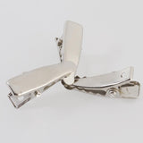 Maxbell Stiff Durable Single Prong Mini Alligator Clips with teeth for Hair bow Craft Hair Accessories Pack of 250PCS Silver - Aladdin Shoppers