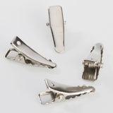 Maxbell Stiff Durable Single Prong Mini Alligator Clips with teeth for Hair bow Craft Hair Accessories Pack of 250PCS Silver - Aladdin Shoppers