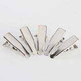 Maxbell Stiff Durable Single Prong Mini Alligator Clips with teeth for Hair bow Craft Hair Accessories Pack of 250PCS Silver - Aladdin Shoppers