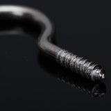 Maxbell 7x50pcs Screw Hook Eye Silver