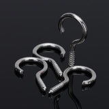 Maxbell 30x50pcs Screw Hook Eye Silver