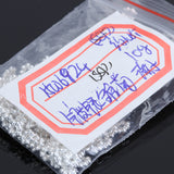 Maxbell 2x 100 Silver Plated Daisy Flower Spacer Loose Bead Charm Bracelets Necklace DIY