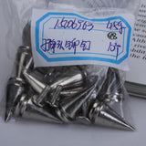 Maxbell 2x 10 Sets Nickel Plated Cone Screwback Spikes Studs Punk Rock Spike 25mm 19mm