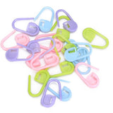 Maxbell Round Plastic Knitting Knit Needle Sizer Gauge Ruler+20pc Stitch Markers